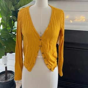 Abound yellow cardigan